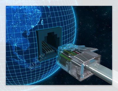 高清地球网络信息技术 连接世界的智能脉络